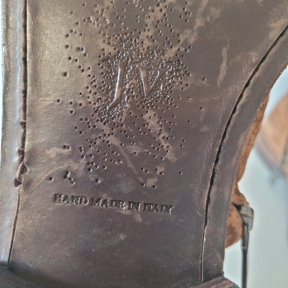 JOHN VARVATOS Morrison Sharpei Snake-Skin Motif Leather Boot - Handmade in Italy - Picture 5 of 16